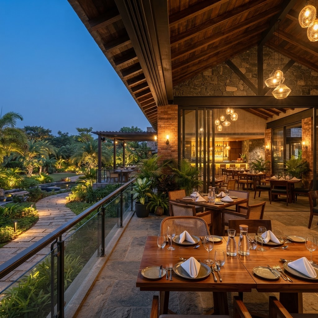 Premium community restaurant dining space
