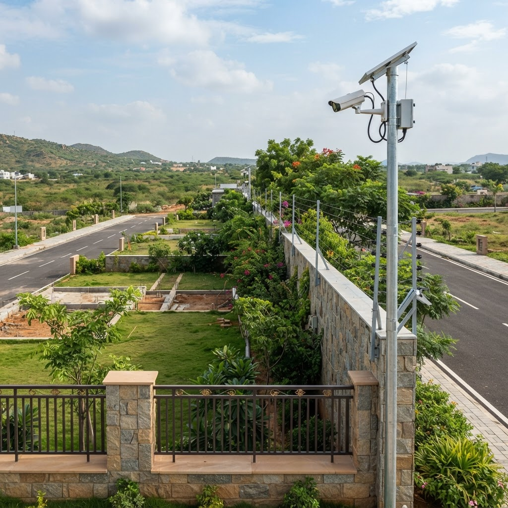 CCTV camera protecting the community